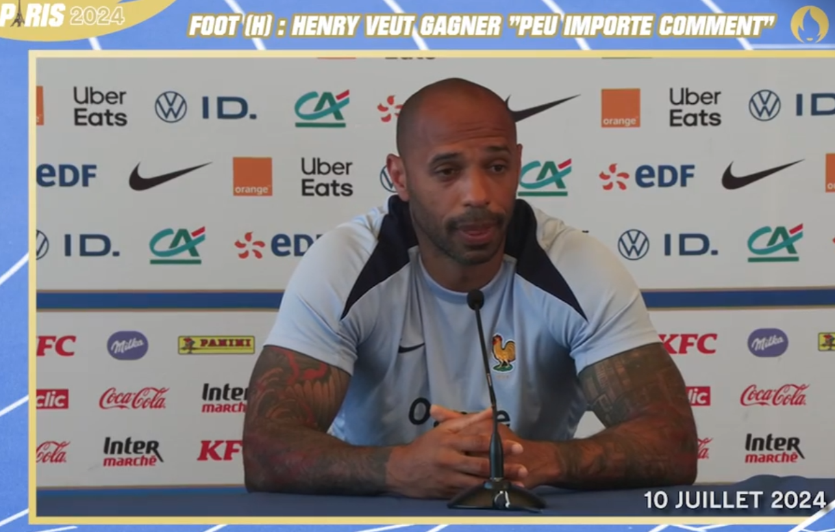 亨利：法国国奥队会效仿法国队 打得保守吗？重要的是不惜一切代价拿到金牌